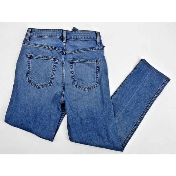 KHAITE Blue Straight Leg Jeans - Picture 6 of 12